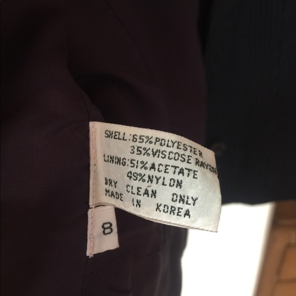 Vintage cropped blue pinstripe blazer jacket - Picture 10 of 10